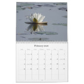 Flowers 2026 a Calendar カレンダー (2月 2026)