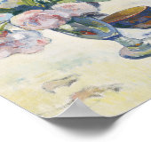 Flowers and a Bowl of Fruit | Paul Gauguin ポスター (角)