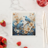 Flowers and Birds スタンダードカクテルナプキン (インサイチュ)