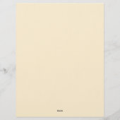 Flowers and Dreamcatcher Stationery Paper レターヘッド (裏面)