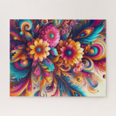 Flowers and Feathers ジグソーパズル (横)