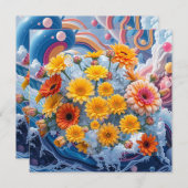 Flowers and Ocean Waves シーズンカード (正面/裏面)