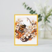 FLOWERS AND THE BEE ポストカード (スタンド正面)