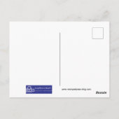 FLOWERS AND THE BEE ポストカード (裏面)