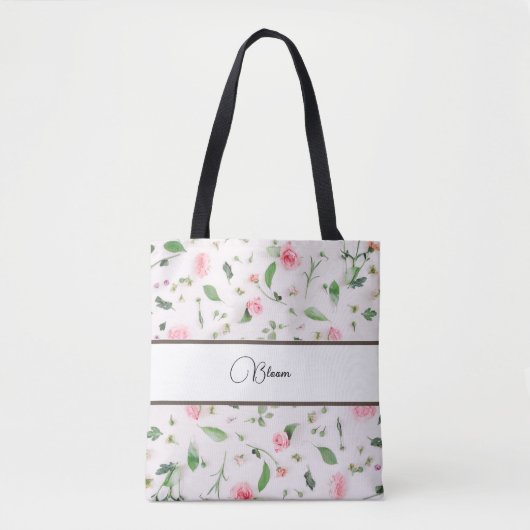Flowers Bloom Tote Bag トートバッグ (正面)