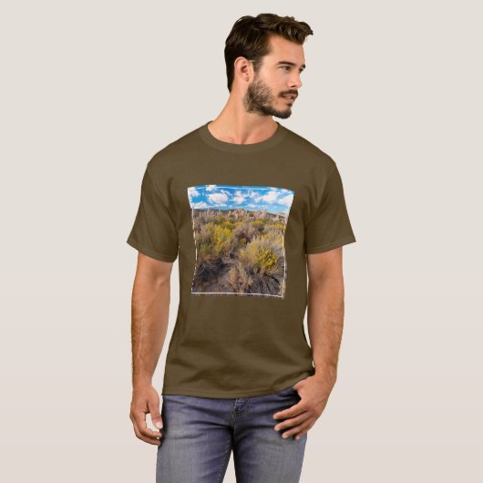 Flowers | Blooming Sagebrush California Tシャツ (正面フル)