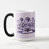 Flowers Books Book Lovers Morphing Mug モーフィングマグカップ (左)