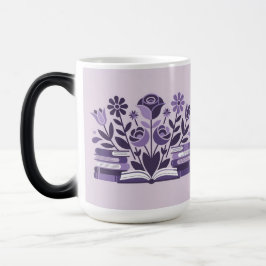 Flowers Books Book Lovers Morphing Mug モーフィングマグカップ