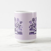 Flowers Books Book Lovers Morphing Mug モーフィングマグカップ (中央)
