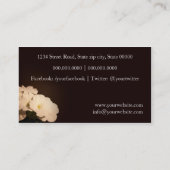 Flowers Business Card 名刺 (裏面)