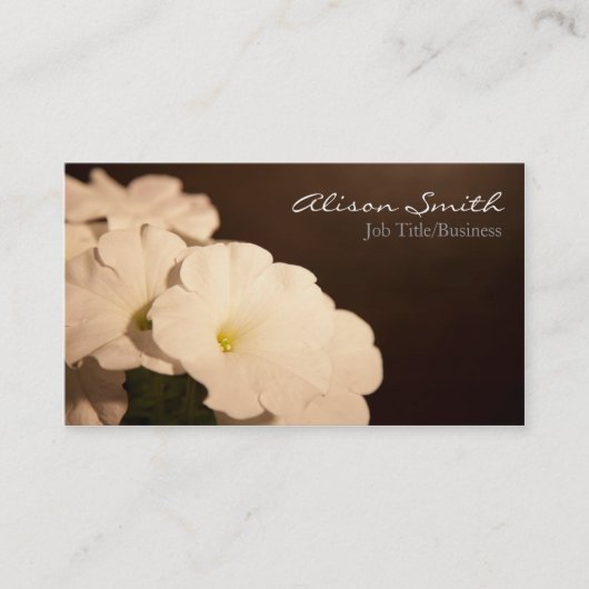 Flowers Business Card 名刺 (正面)