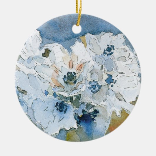 Flowers by Vrubel セラミックオーナメント (正面)