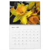 Flowers calendar 2026  カレンダー (3月 2027)