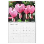 Flowers calendar 2026  カレンダー (2月 2027)