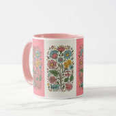 flowers coffee mug マグカップ (正面左)