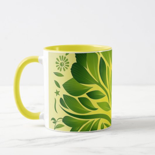 flowers coffee mug マグカップ (左)