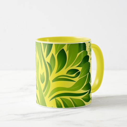 flowers coffee mug マグカップ (正面右)