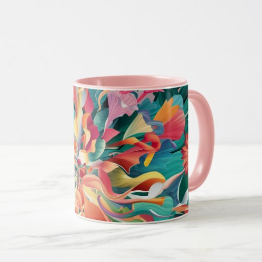 flowers coffee mug マグカップ (正面右)