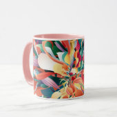 flowers coffee mug マグカップ (正面左)