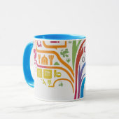 flowers coffee mug マグカップ (正面左)