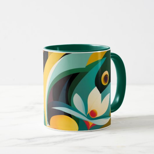 flowers coffee mug マグカップ (正面右)