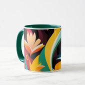 flowers coffee mug マグカップ (正面左)