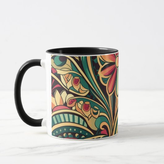 flowers coffee mug マグカップ (左)