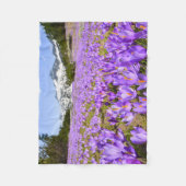 Flowers | Crocus Pirin Mountain Park Bulgaria フリースブランケット (正面)
