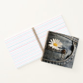 Flowers | Daisy in Jeans Pocket ノートブック (内部)