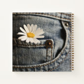 Flowers | Daisy in Jeans Pocket ノートブック (裏面)
