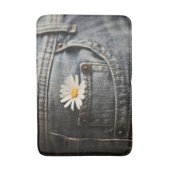 Flowers | Daisy in Jeans Pocket バスマット (正面縦)
