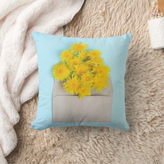 Flowers | Dandelions in Envelope クッション (ブランケット)