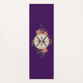 Flowers, Directions, Compass  ヨガマット (正面)
