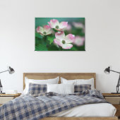 Flowers | Dogwood Blossoms キャンバスプリント (インサイチュ (寝室))