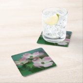Flowers | Dogwood Blossoms スクエアペーパーコースター (インサイチュ)