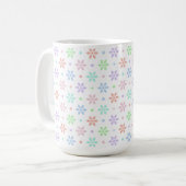 Flowers, Dots & Sparkles コーヒーマグカップ (正面左)