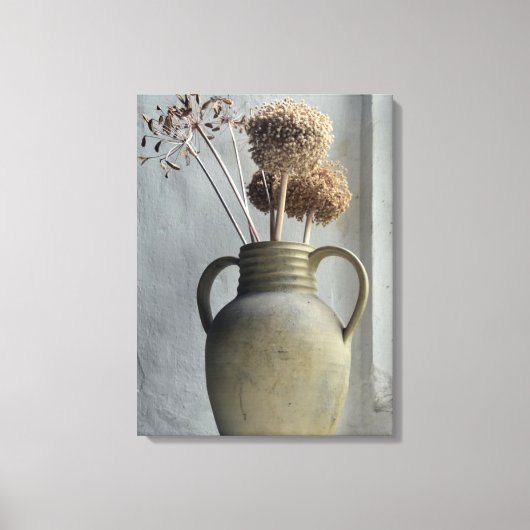 Flowers | Dried Flower Vase キャンバスプリント (正面)