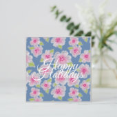 Flowers Elegance Happy Holidays Card シーズンカード (スタンド正面)