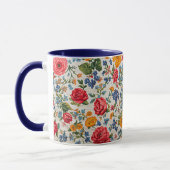 Flowers Everywhere, colorful design, マグカップ (左)