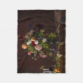 Flowers | Floral Arrangement フリースブランケット (正面)