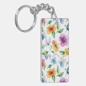 Flowers Floral Pattern Sublimation-95652 キーホルダー (正面左)