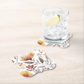 Flowers Floral Pattern Sublimation-95653 ペーパーコースター (インサイチュ)