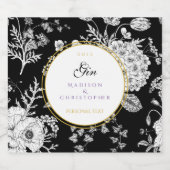 Flowers Flowers flowers リキュールボトルラベル (シングルラベル)