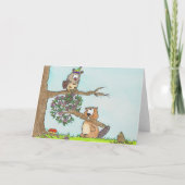 FLOWERS FOR誕生日グリーティングカードby Nicole Jane カード (正面)