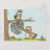 FLOWERS FOR誕生日ハガキbyニコールヤネス ポストカード (正面)