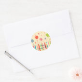 Flowers for Mother's Dayスタンプ ラウンドシール (封筒)