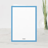 Flowers for Mother's Day Personalized Watercolor カード (裏面)