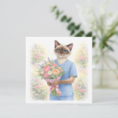 Flowers from Nurse for Mother;s Day シーズンカード (スタンド正面)