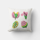 Flowers & Fruits クッション (正面)