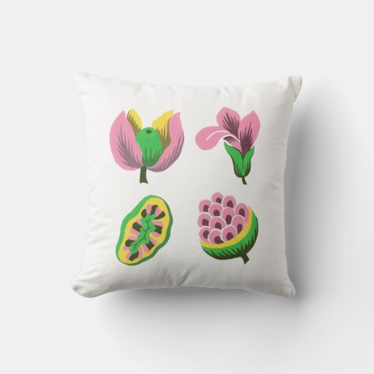 Flowers & Fruits クッション (正面)